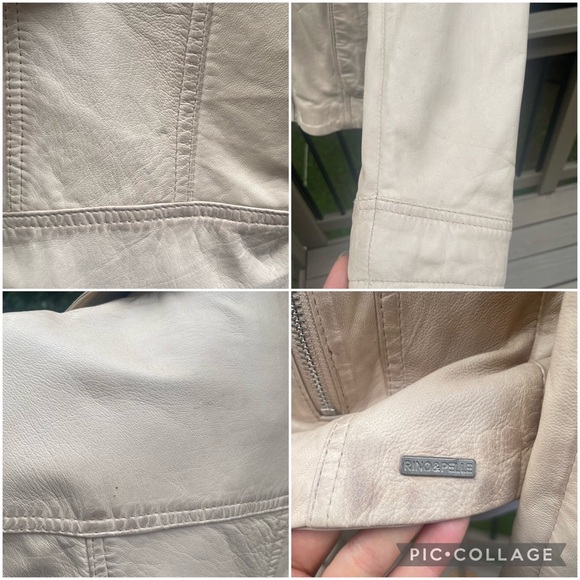 Rino & Pelle beige lamb leather jacket - Picture 10 of 14